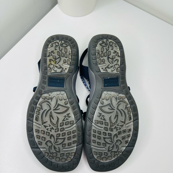 Skechers Blue and Black Strappy Sandals - Picture 6 of 6